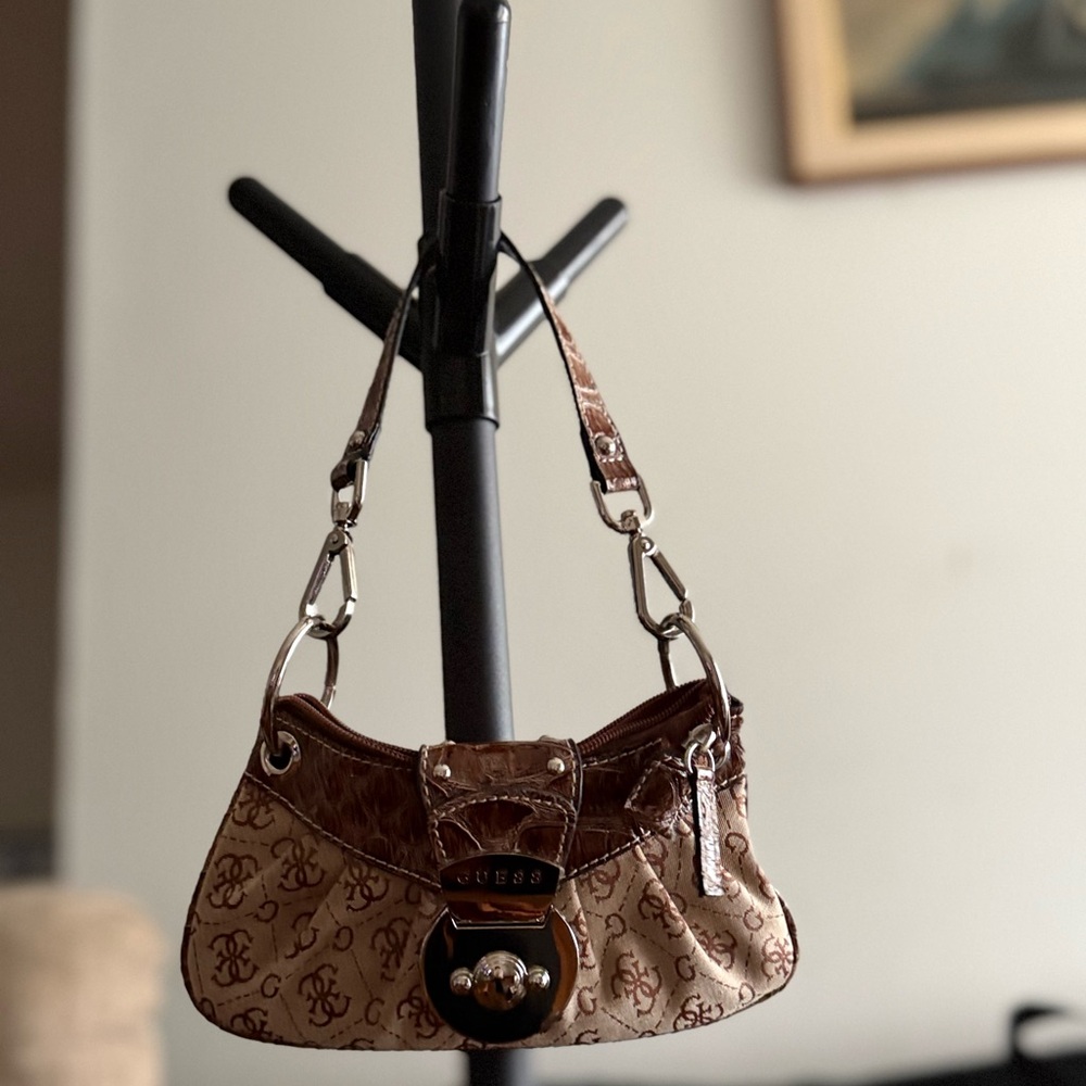 Guess Brown and Tan Women's Bag
